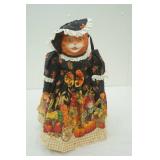 Vintage Betty Jane Carter Musical Porcelain Cat Doll. Holiday Dolls Series. "Moonshadow" #244/500