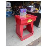 Just Rite parts washing bin. Foot operated door. New. Never used. As shown.