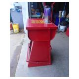 Just Rite parts washing bin. Foot operated door. New. Never used. As shown.