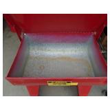 Just Rite parts washing bin. Foot operated door. New. Never used. As shown.