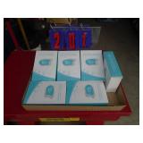 Flat of 6 thermo temperatures probes. New in the box. As shown.