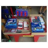 2 flats of garage door opener & parts. As shown.