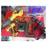 2 Dewalt tools & charger with misc tools. As shown.