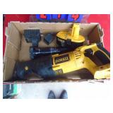 Dewalt sawzall. Tested & works. With rechargeable flashlight. As shown.