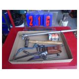 Flat of tools. As shown.