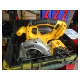 Dewalt circular saw with charger. As shown.