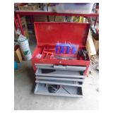 5 drawer tool box. With misc. As shown.
