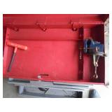 5 drawer tool box. With misc. As shown.