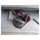 5 drawer tool box. With misc. As shown.