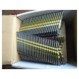 Box of nails & browning dog boots 1 pair. As shown.