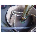 Graco grease pump & 30 gallon tub of grease half full. As shown.