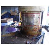 Graco grease pump & 30 gallon tub of grease half full. As shown.