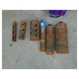 Assortment of large core bits. As shown.