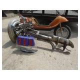 Champion outboard vintage Champion outboard motor & electric scooter. As shown.