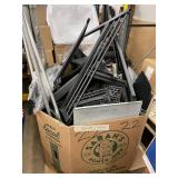ULINE H-1363 Convertible Hand Truck (broken) & Metal Scrap Mixed Lot