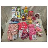 Mixed Lot: Party Supplies, Kids Books & Toys