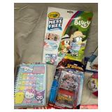 Mixed Lot: Party Supplies, Kids Books & Toys