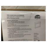 Bell Outdoor 5407-0 Two Gang Box Extension Gray (Lot of 10)