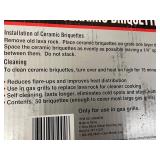 box D - Chef-Master Gas Grill Ceramic Briquettes 50 Count