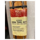 Box J - World Grill BBQ Tool Set & Kitchen Collection Skewers Mixed Lot