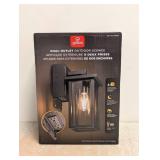 NEW GLOBE DUAL-OUTLET OUTDOOR SCONCE