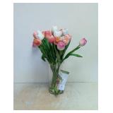 NEW NEARLY NATURAL ARTIFICIAL TULIP ARRANGEMENT