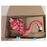 EVERGREEN SOLAR LED FLAMINGO PAIR
