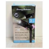 TOMMY BAHAMA LED SOLAR SPOTLIGHT 2PK