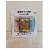NEW GRACE & STELLA EYE MASKS 24PK
