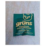 U SNACKS GRUNS SUPERFOODS GREENS GUMMIES 35CT