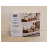 SEVILLE CLASSICS STORAGE BIN SET 5PC.