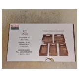 SEVILLE CLASSICS STORAGE BIN SET 5PC.