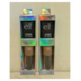(2) NEW E.L.F. CAMO CC CREAM BROAD SPECTRUM SPF30 SUNSCREEN -DEEP 540 N-