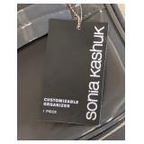 NEW SONIA KASHUK CUSTOMIZABLE ORGANIZER GRAY