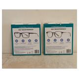 (2) NEW FOSTER GRANT +2.00 READING GLASSES 3PK