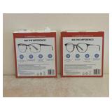 (2) NEW FOSTER GRANT +3.00 READING GLASSES 3PK