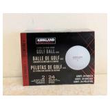 NEW KIRKLAND SIGNATURE 3PC. URETHANE COVER GOLF BALLS 24PK