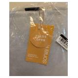 NEW SONIA KASHUK FOLDOVER MAKEUP BAG BLUE