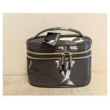 NEW SONIA KASHUK DOUBLE-ZIP TRAIN CASE GRAY