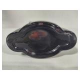 Murano Style Hand Blown Glass Purse