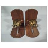 MCM Sword Wood/Metal Book Ends
