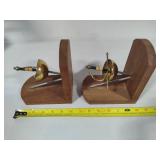 MCM Sword Wood/Metal Book Ends