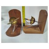 MCM Sword Wood/Metal Book Ends