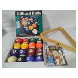 Sportcraft Set of Billiard Balls, Triangle & Repair Kit