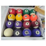 Sportcraft Set of Billiard Balls, Triangle & Repair Kit