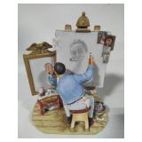 Norman Rockwell "Self Portrait" Figurine w/Original Box