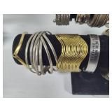 Mixed Metals Lot of Gold & Silver Tone Bracelets