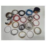 Lot of Colorful Costume Bracelets