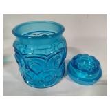 Pretty Blue/Green Glass Art
