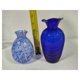 Beautiful Blues Glass Art Lot